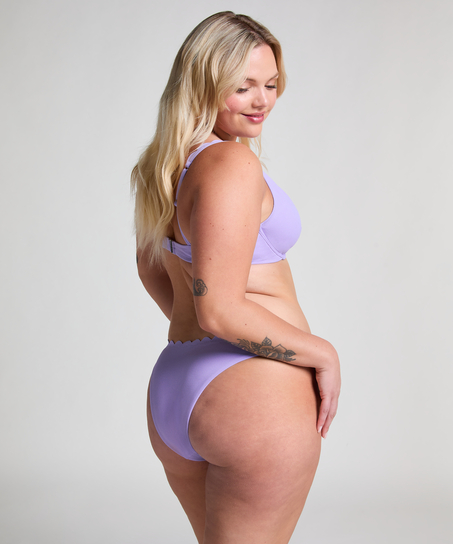 Haut de bikini à armatures non préformé Scallop, Violet