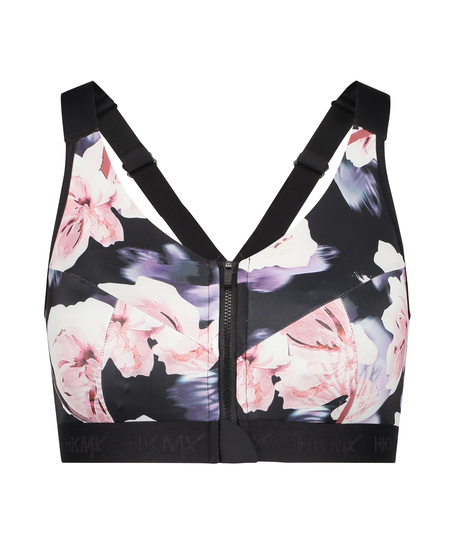 HKMX Soutien-gorge de sport The Pro Maintien niveau 3, Noir