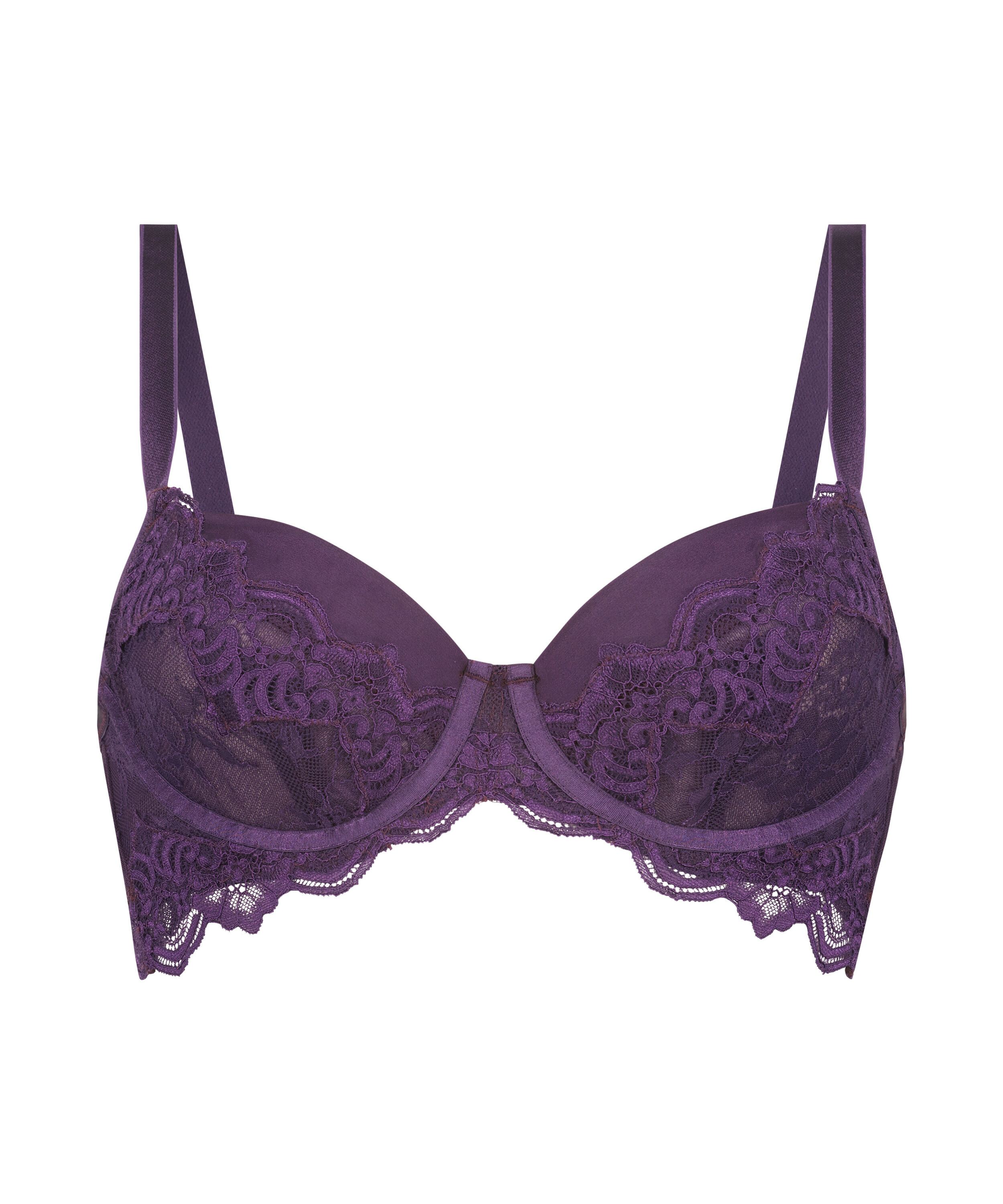 Soutien-gorge rembourr&eacute; &agrave; armatures Sienna, Violet