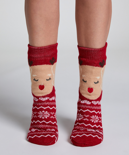 ﻿Chaussettes pour bottes, Rouge