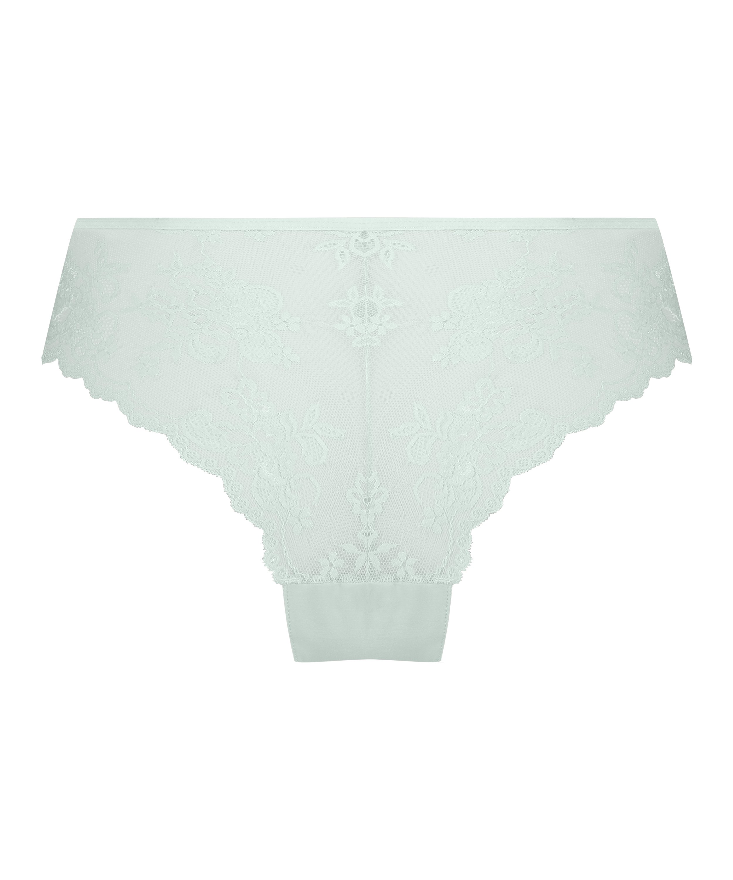Slip brésilien Invisible Lace Back, Vert, main