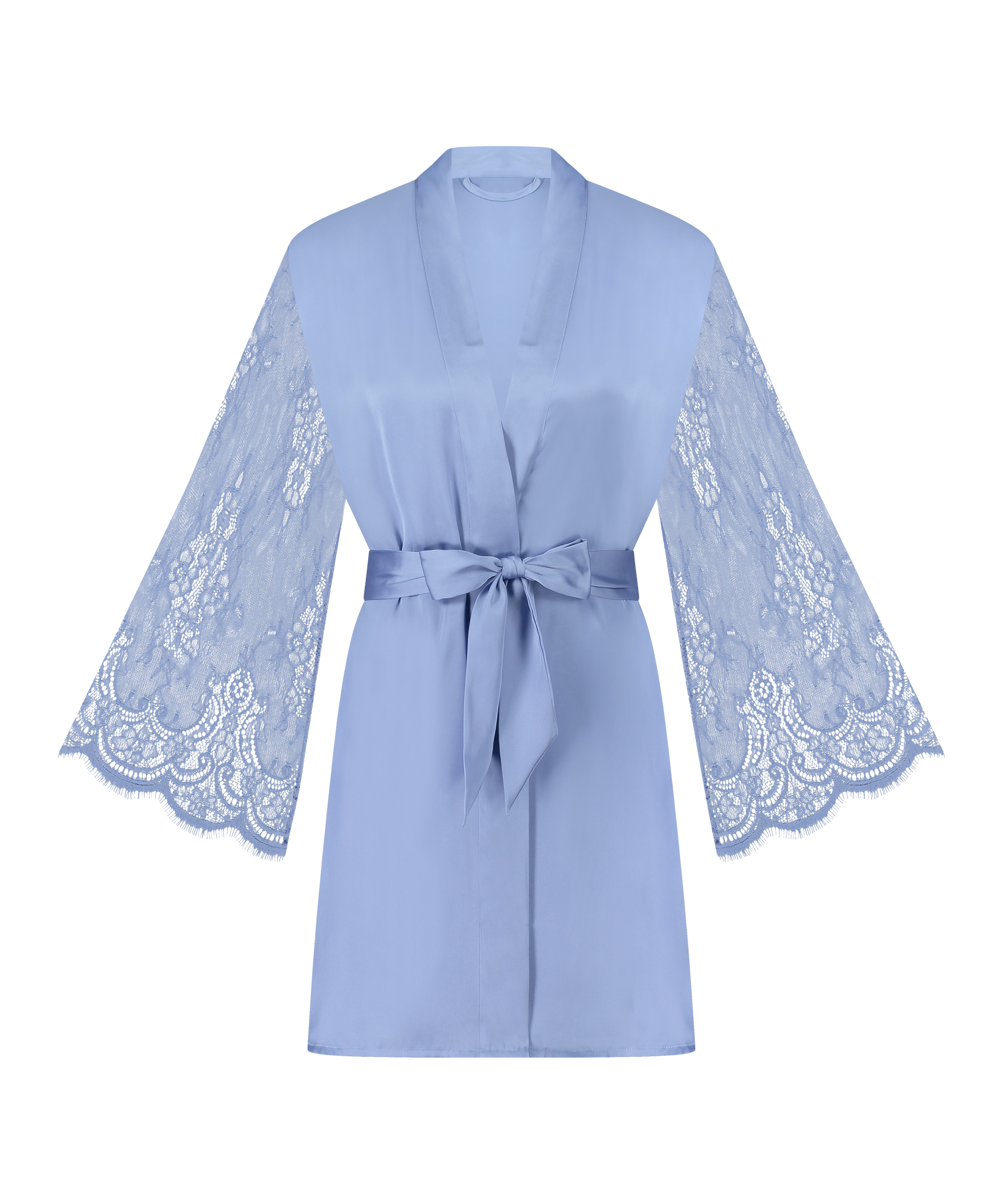 Kimono Satin, Bleu, main