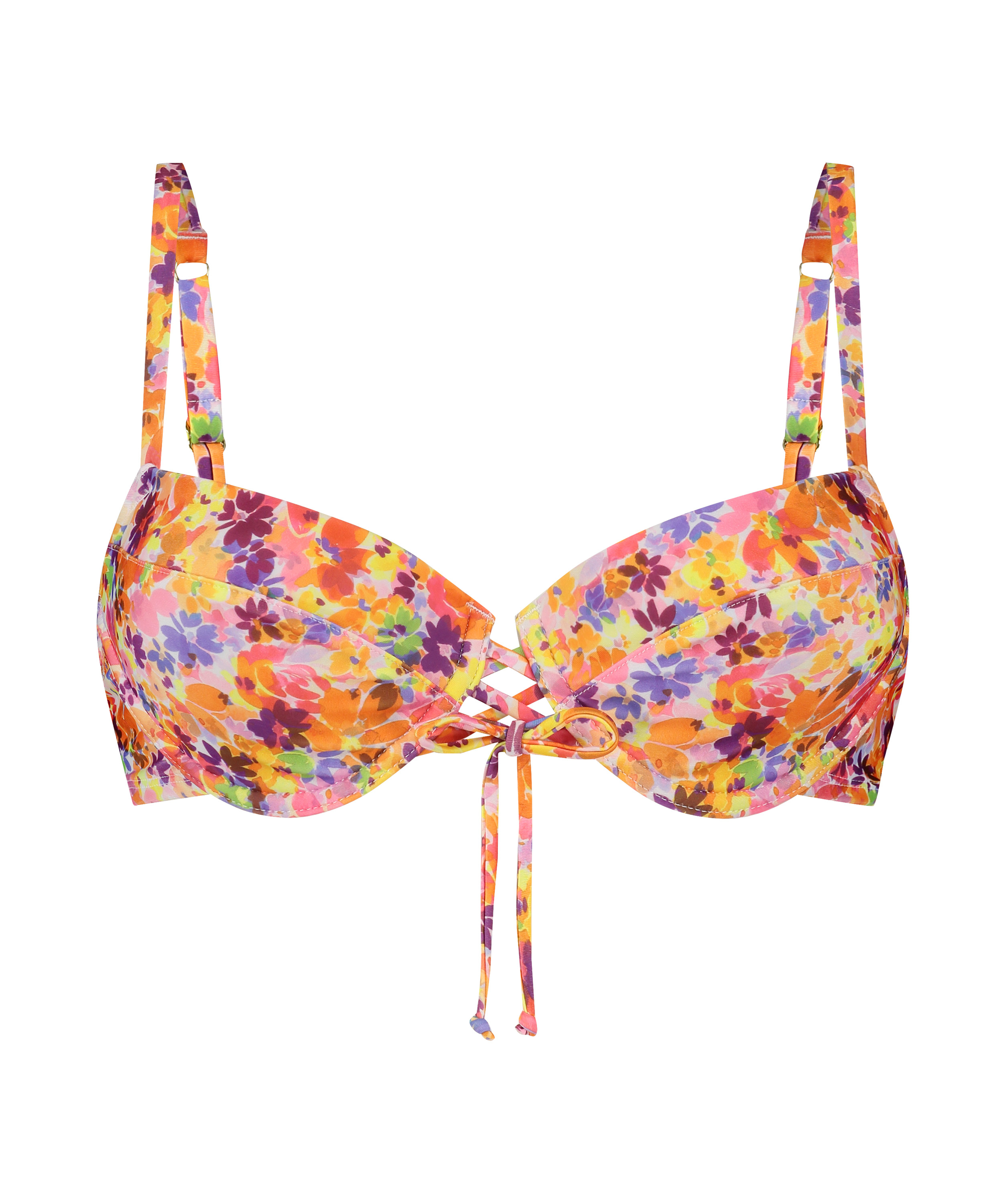 Haut de bikini Tiki, Orange, main