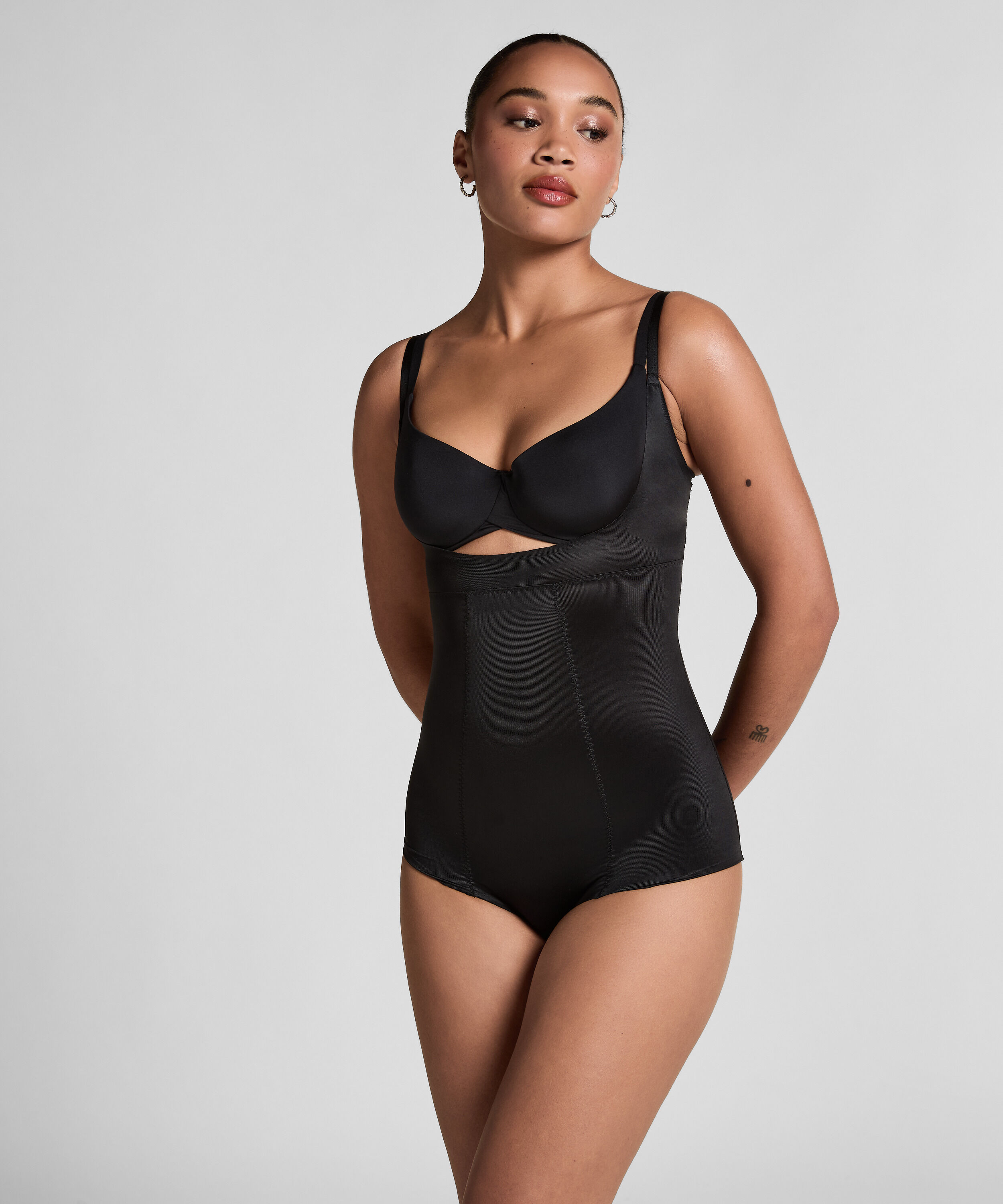 Body sculptant en dentelle scuba, Noir Body sculptant en dentelle scuba, Noir