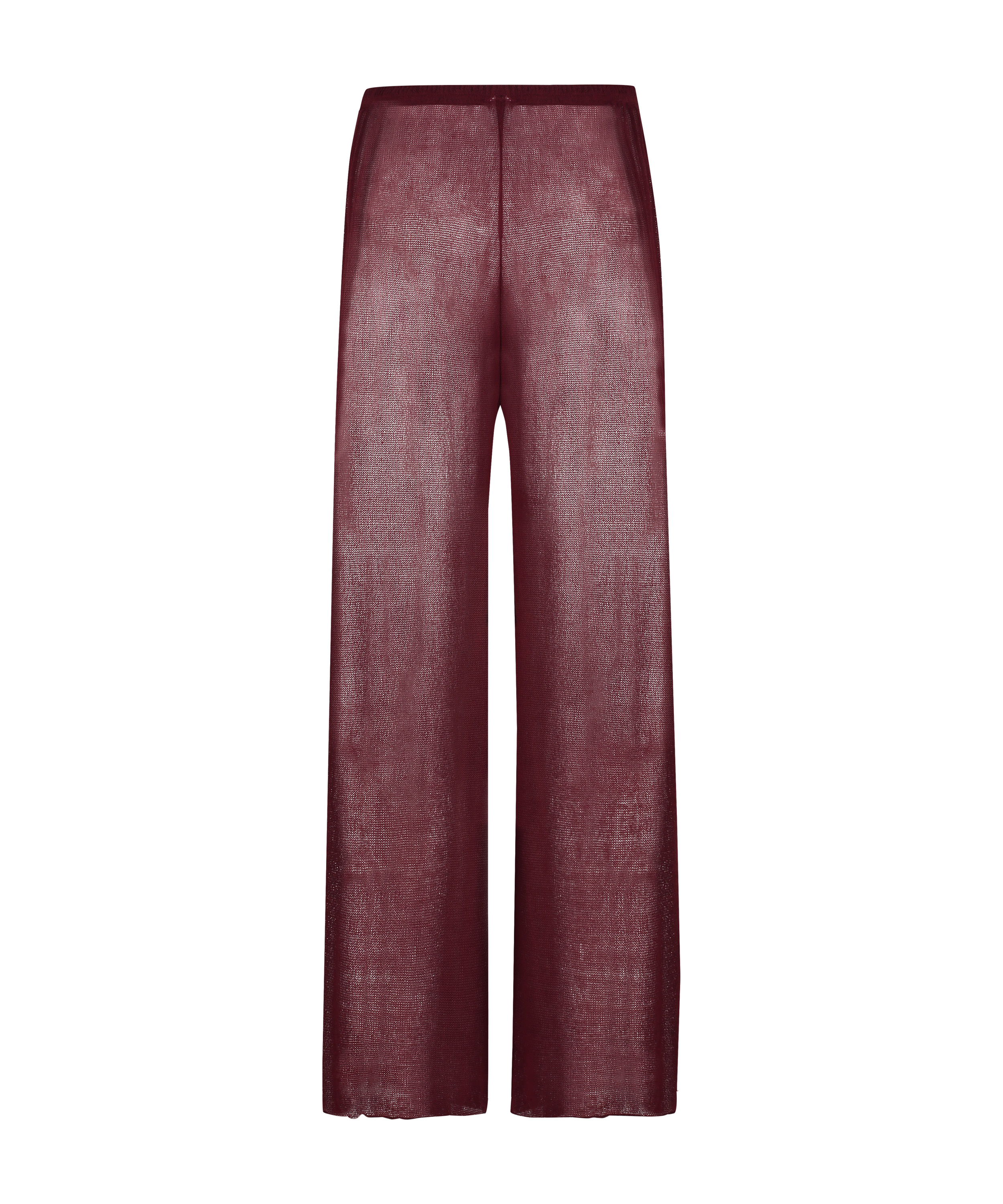 Pantalon de plage en maille ouverte, Rouge, main