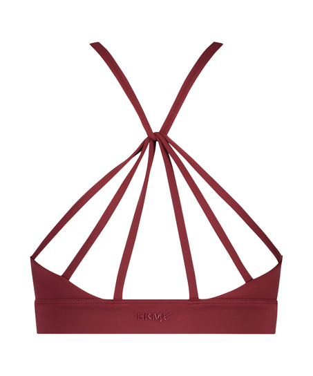 HKMX Brassière de sport de niveau 1, Rouge