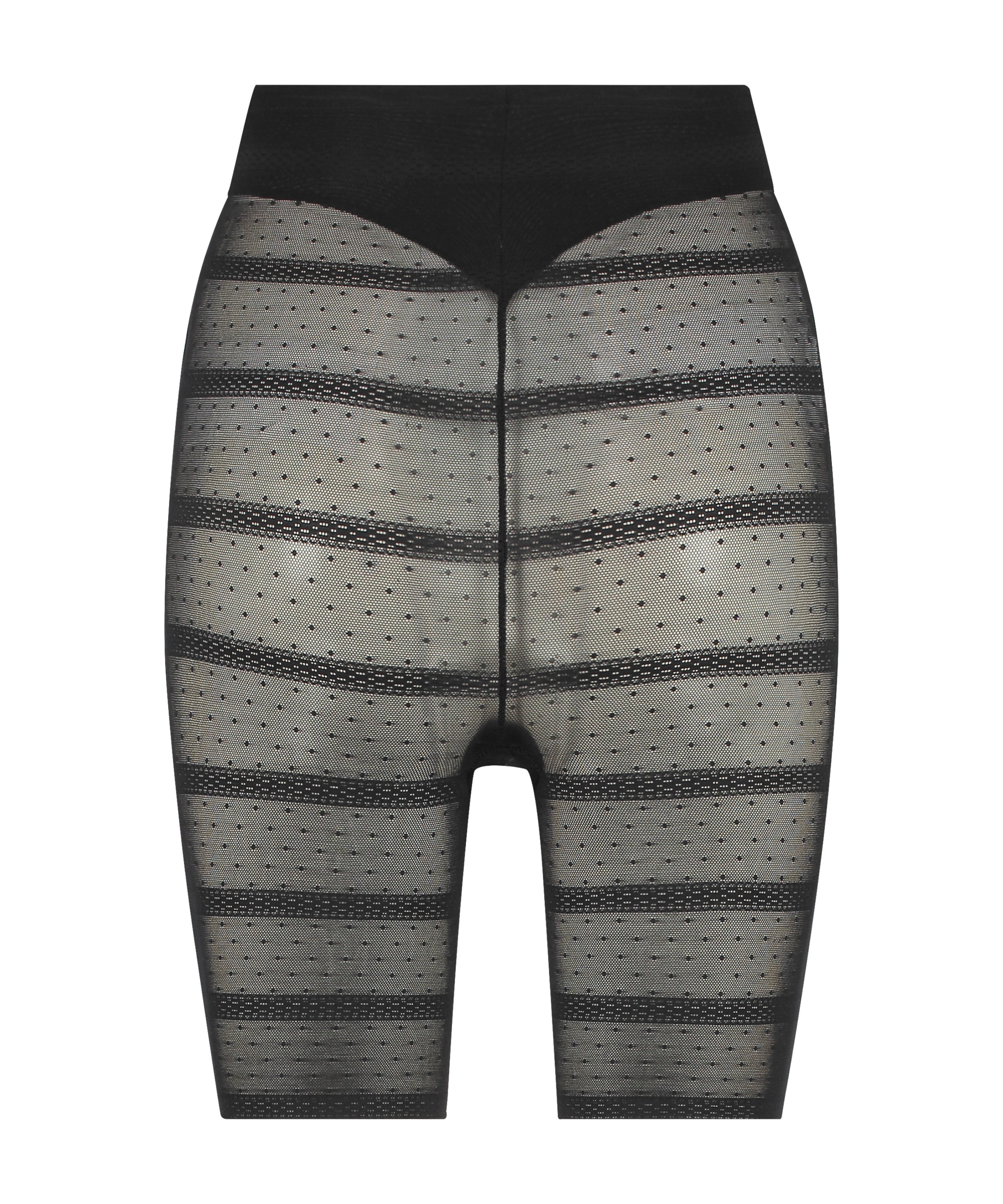 Pantalon slim en maille réhaussante raffermissante, Noir, main