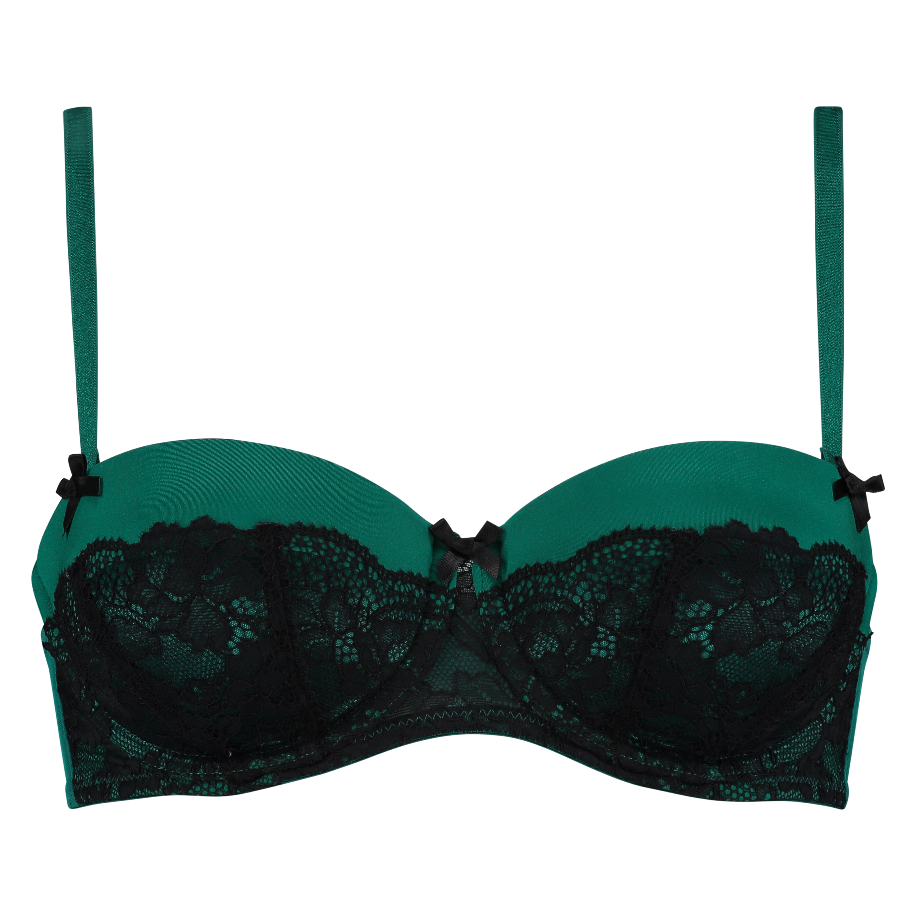 Soutien-gorge à armatures préformé sans bretelles Lenka, Vert, main