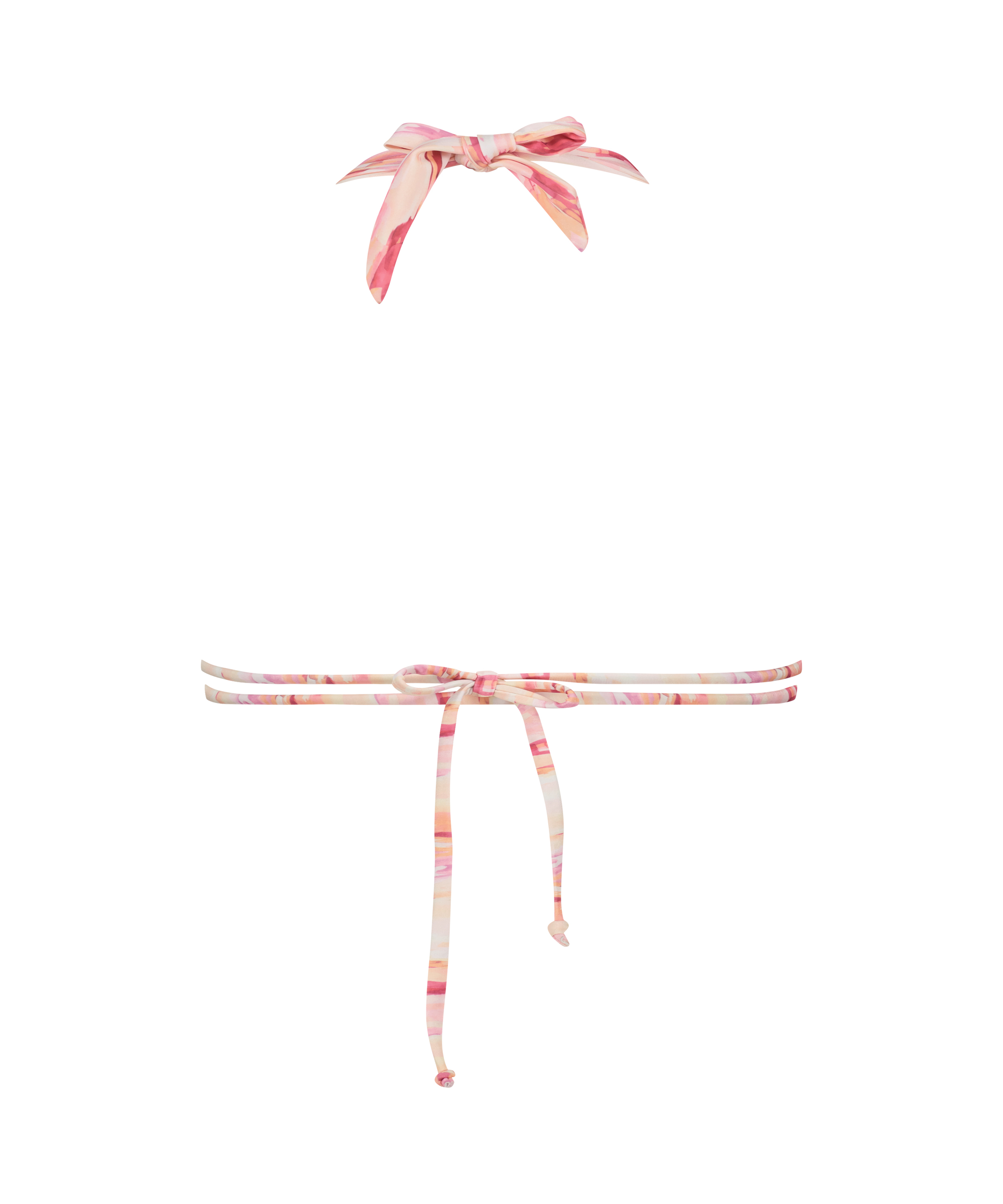 Haut de bikini triangle Amalfi, Blanc, main