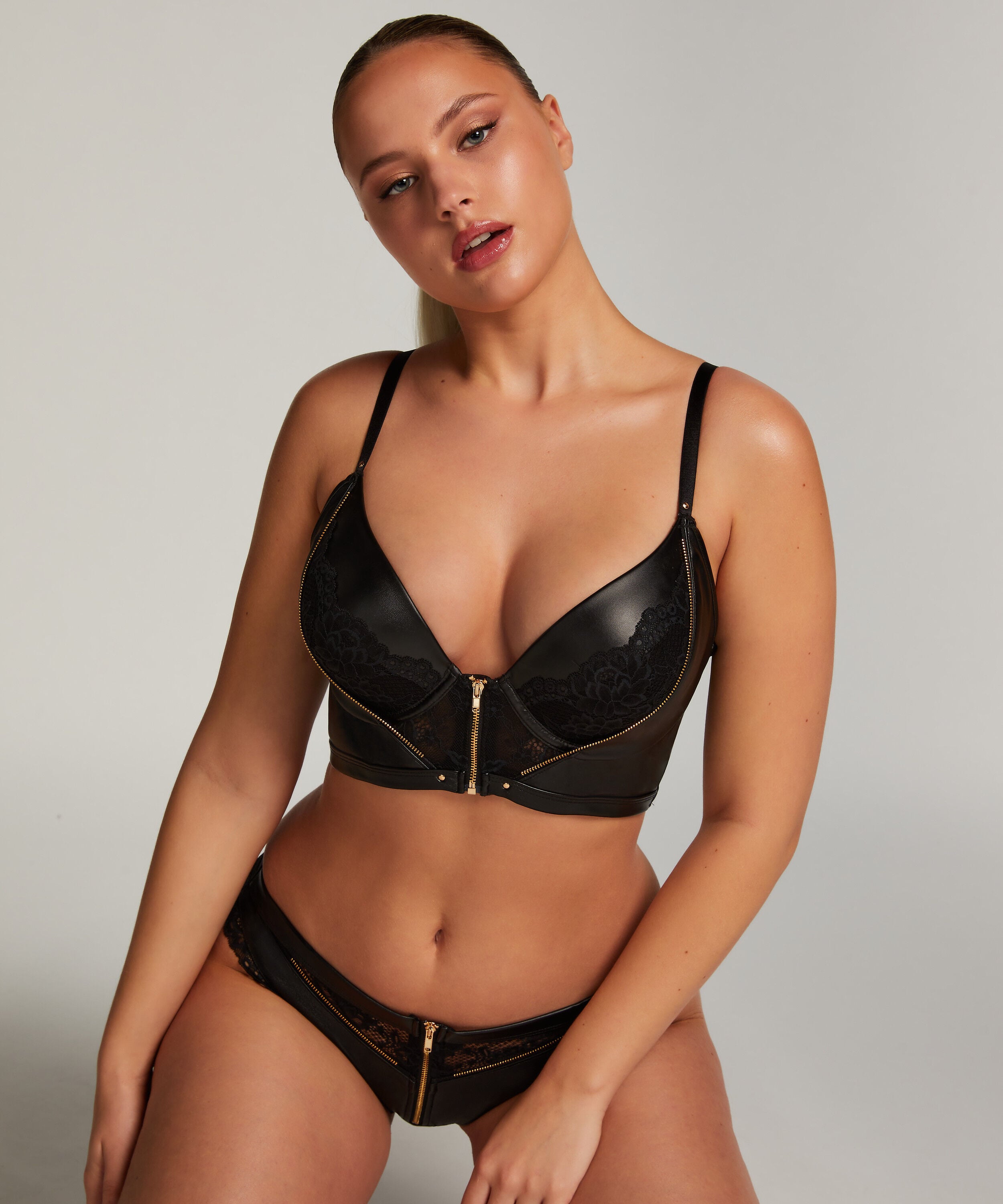 Soutien-gorge à armatures push-up préformé longline Talia