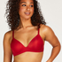 Soutien-gorge push-up préformé sans armatures Mona, Rouge