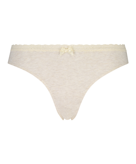 String coton, Beige