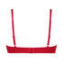 Soutien-gorge &agrave; armatures pr&eacute;form&eacute; Plunge, Rouge