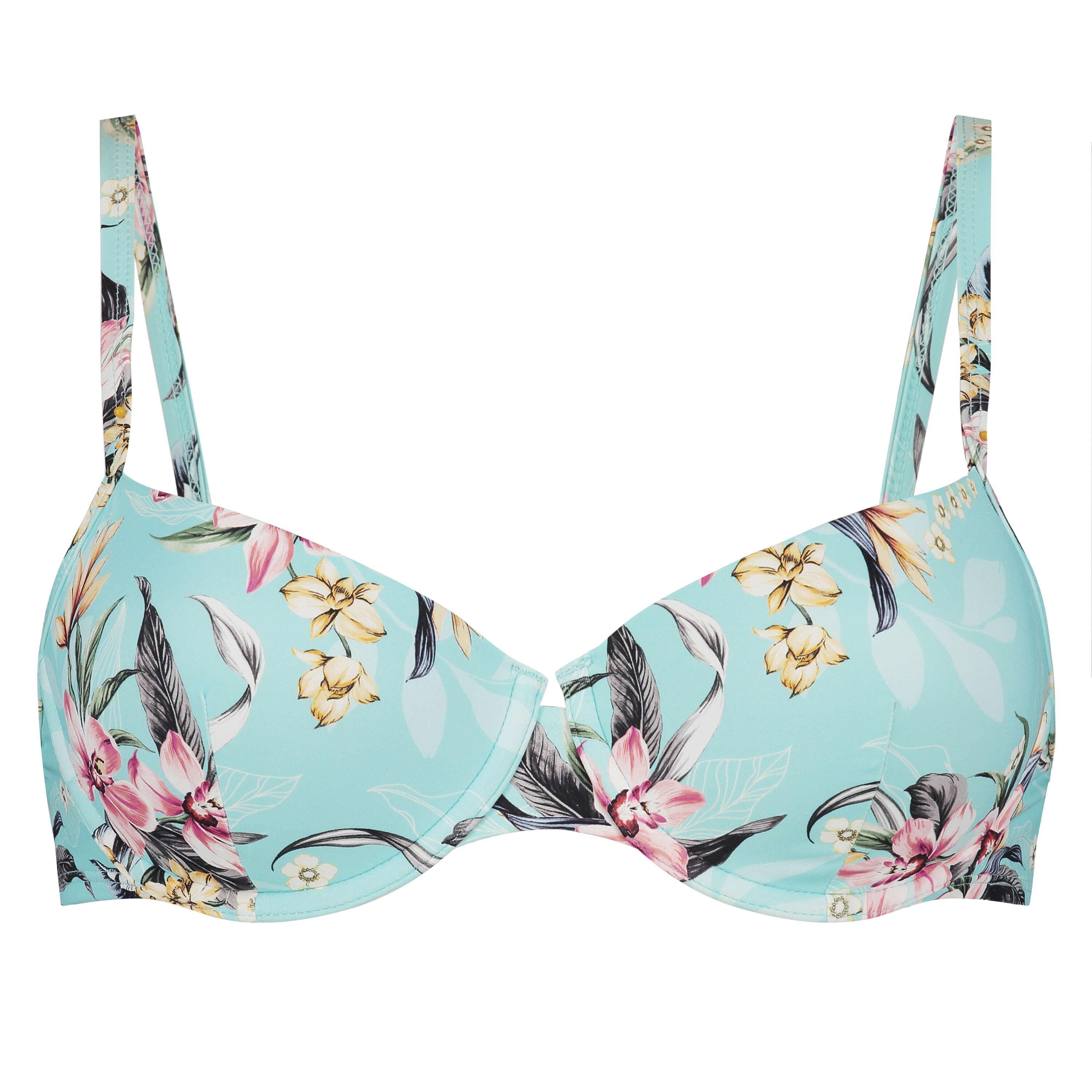 Haut de bikini &agrave; armatures pr&eacute;form&eacute; Bea, Bleu, main