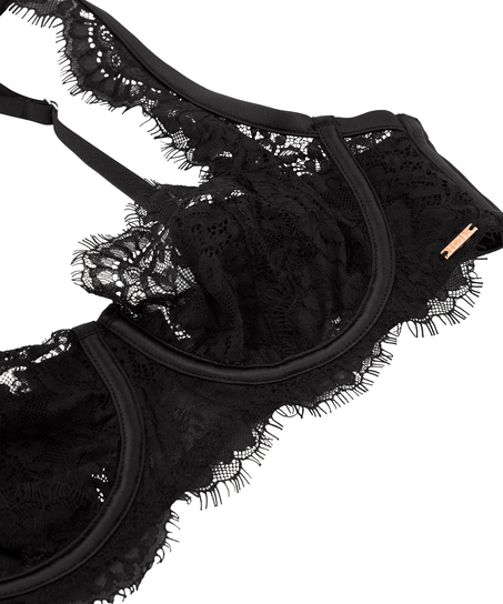 Soutien-gorge non-rembourré à armatures Chalice, Noir