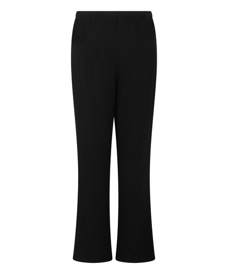 Pantalon de pyjama Pointelle, Noir