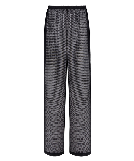 Pantalon de plage en maille, Noir