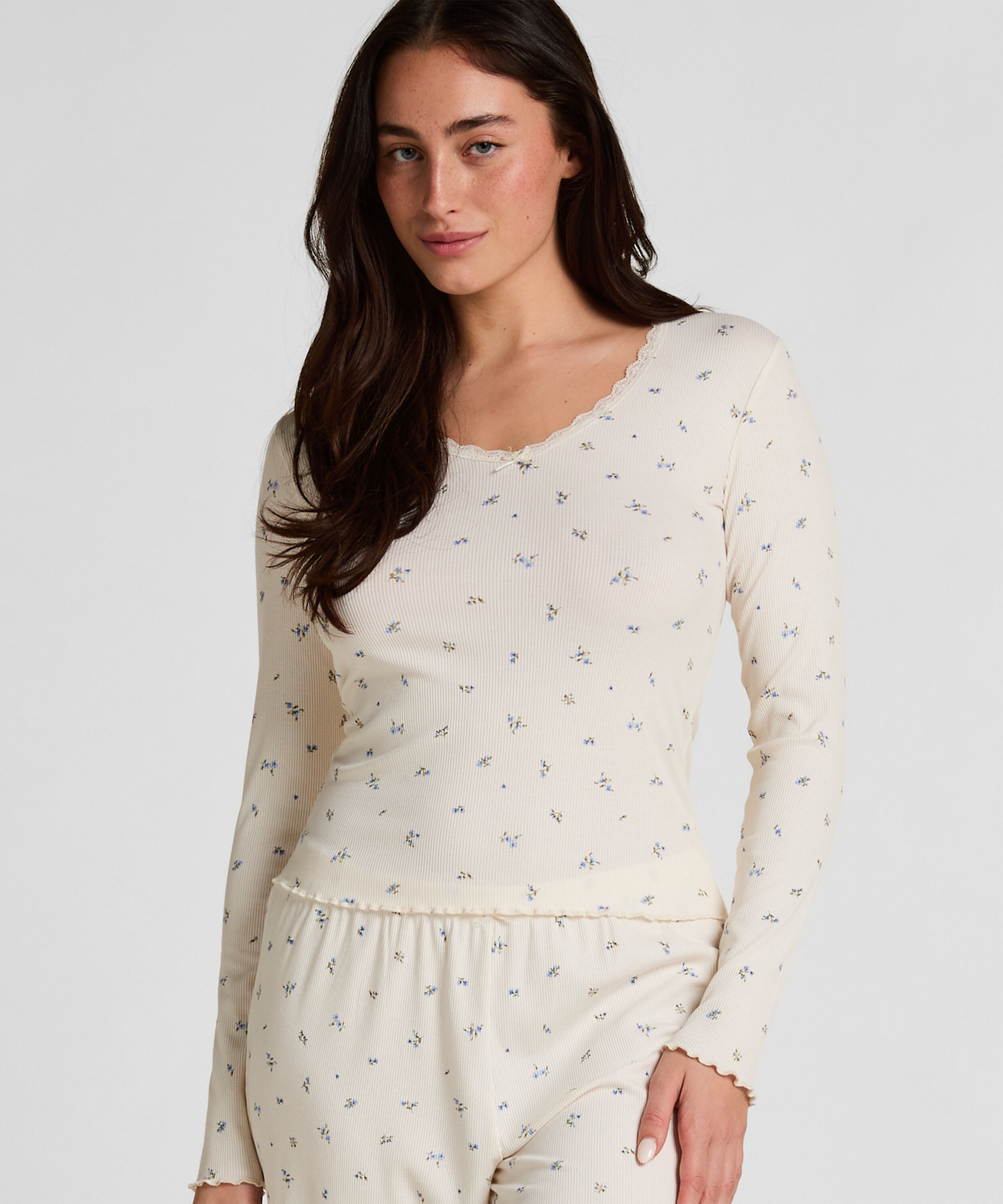 Haut de Pyjama Daisy, Blanc Haut de Pyjama Daisy, Blanc