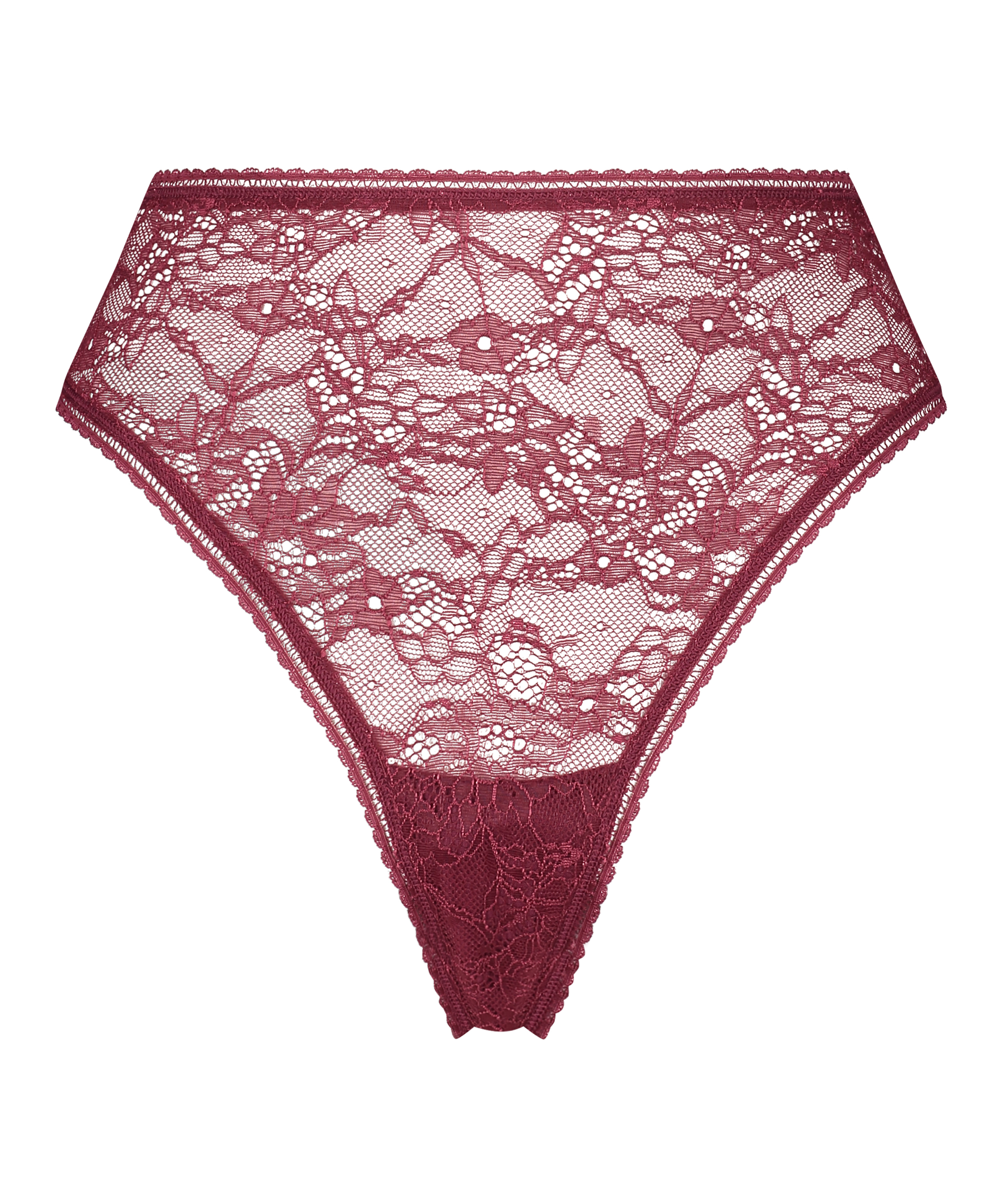 String taille haute Lyla, Rouge, main