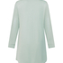 Robe-chemise à manches longues en jersey Essential, Vert