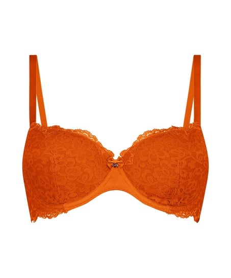 Soutien-gorge à armatures préformé Marine, Orange