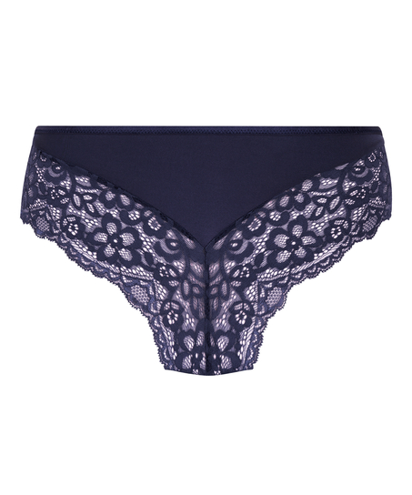 Slip brésilien Marine, Bleu