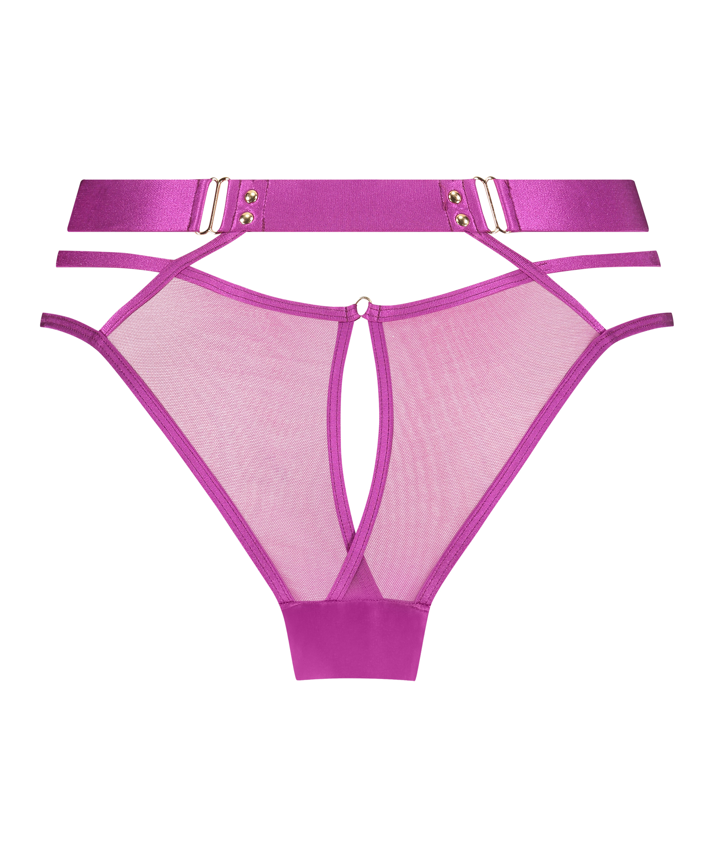 Slip brésilien Sable, Violet, main