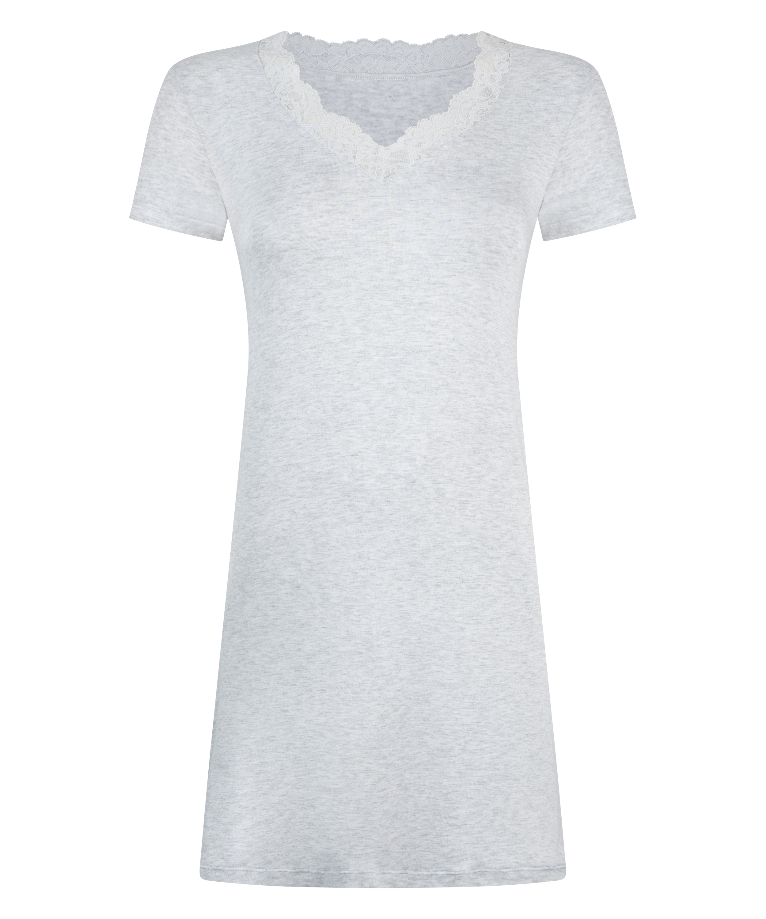 Chemise de nuit en jersey, Gris, main