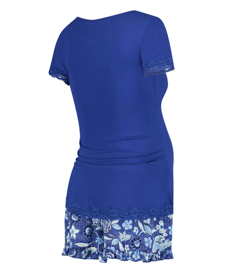 Pyjama d’allaitement, Bleu
