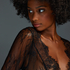 Top Allover Lace, Noir