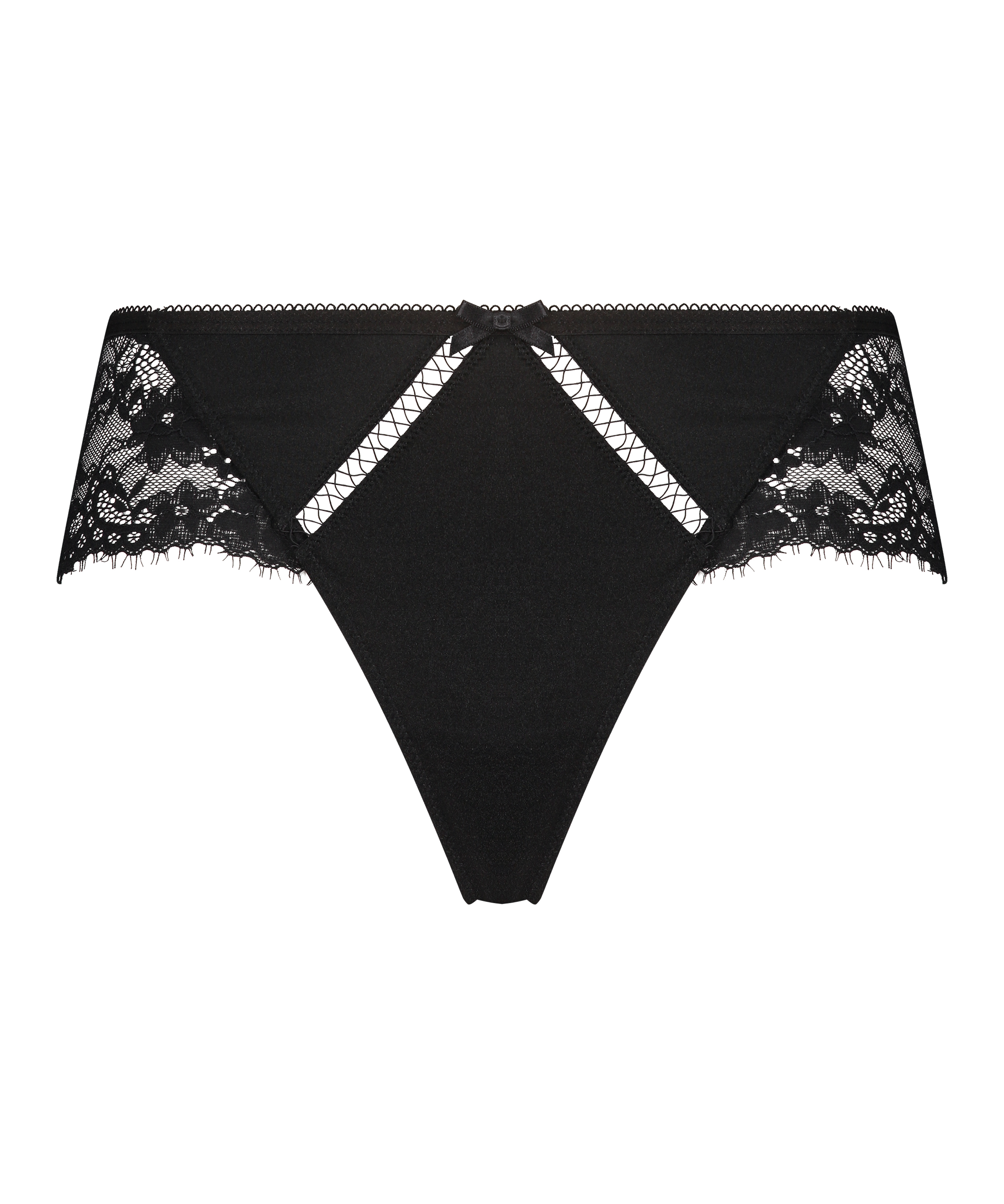Boxer string Yvenne, Noir, main