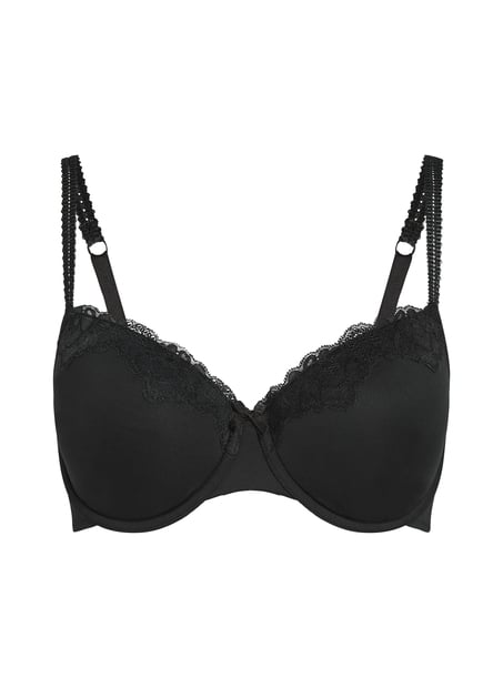 Soutien-gorge &agrave; armatures pr&eacute;form&eacute; Secret Lace, Noir