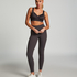 HKMX Soutien-gorge de sport The All Star Maintien niveau 2, Gris