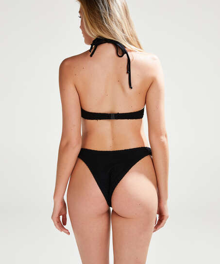 Crochet Bikini push-up Top , Noir