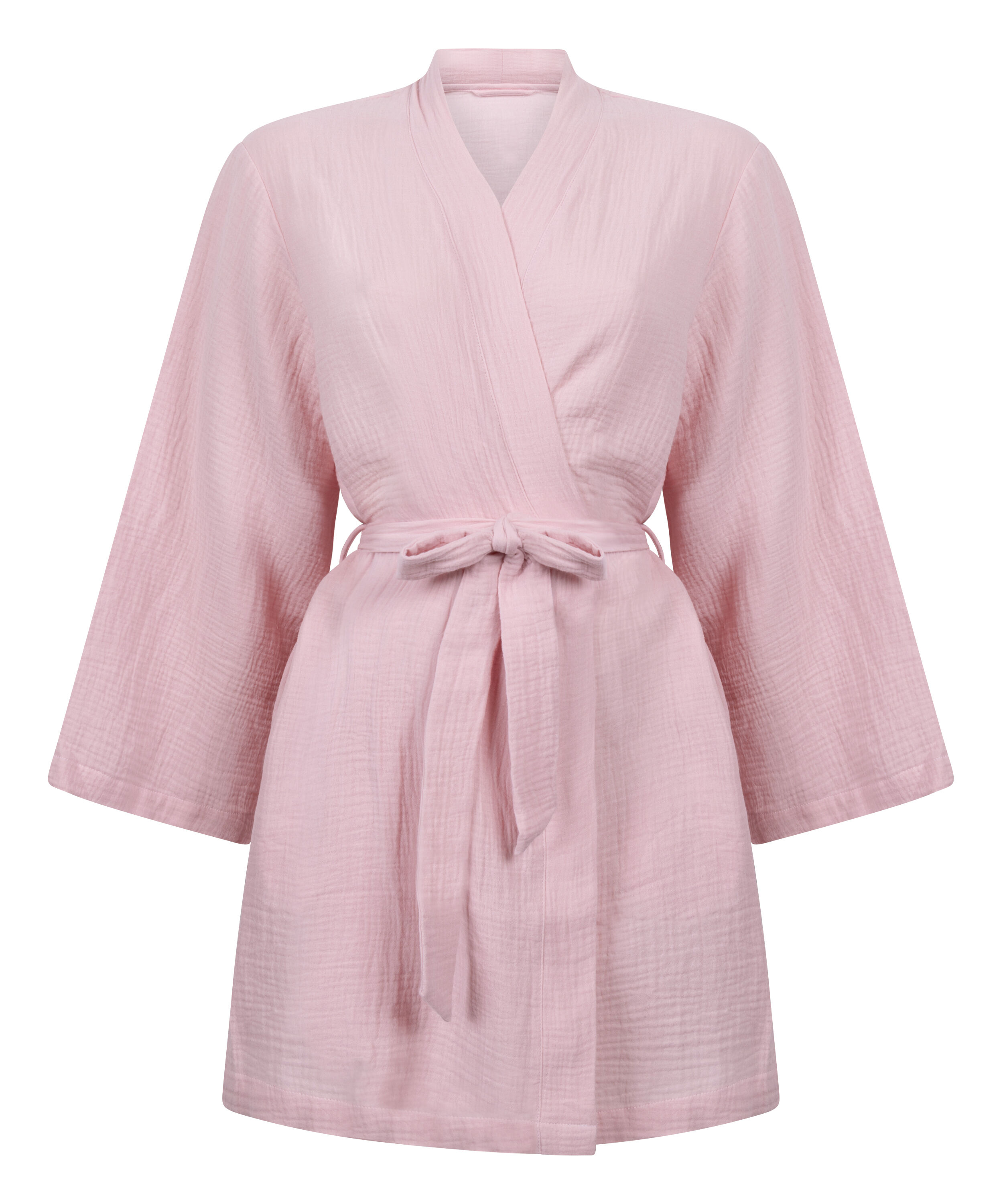 Robe courte en mousseline, Rose