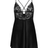 Slip dress Nienke, Noir