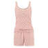 Short de pyjama ensemble Jersey velours Ditsey, Rose