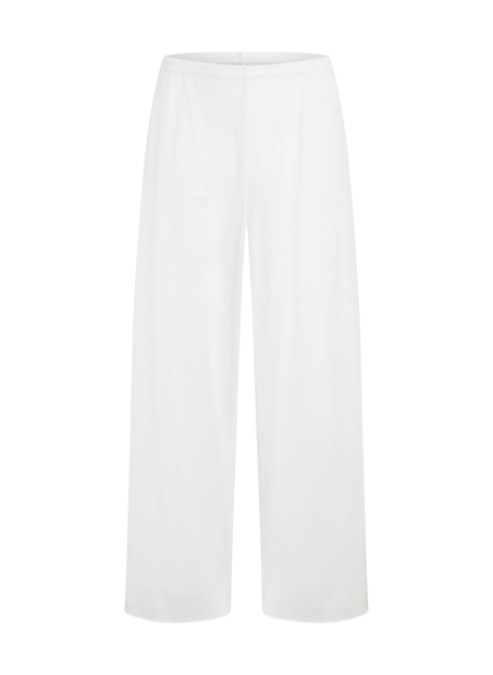 Pantalon de plage en maille, Blanc