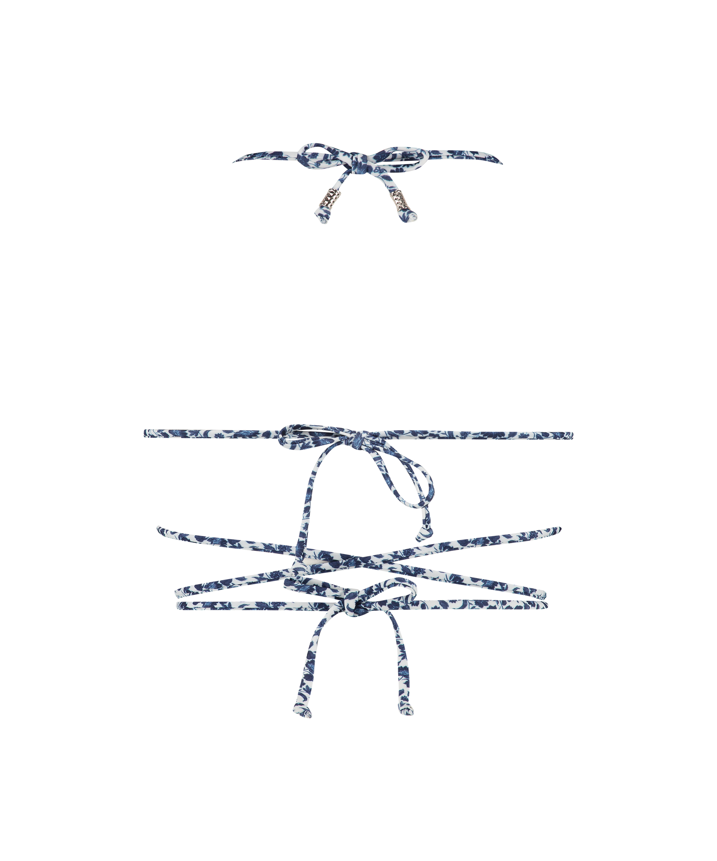 Haut de bikini triangle Morocco, Blanc, main