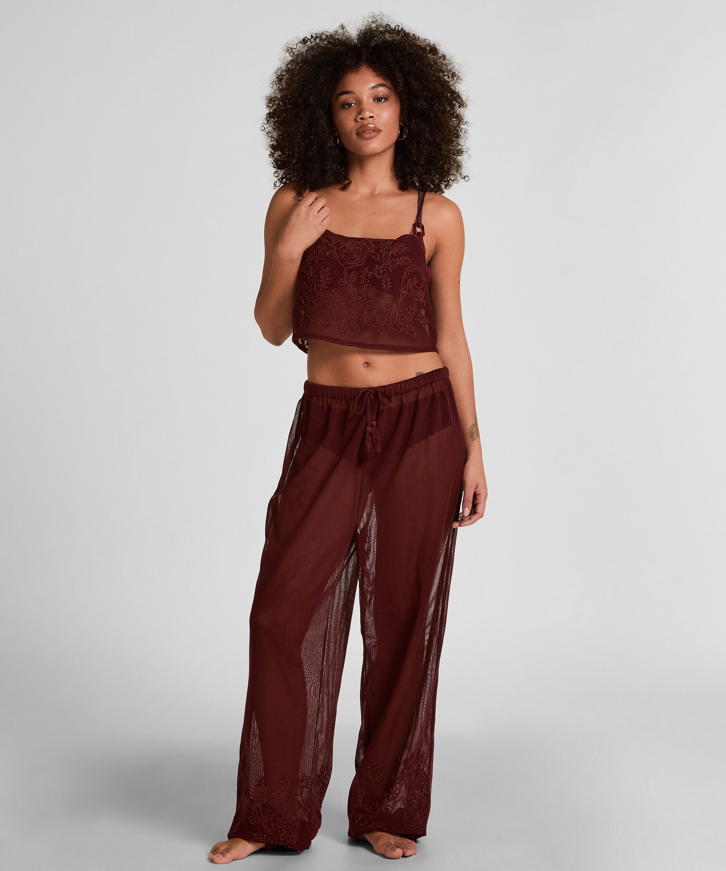 Pantalon de Plage, Rouge