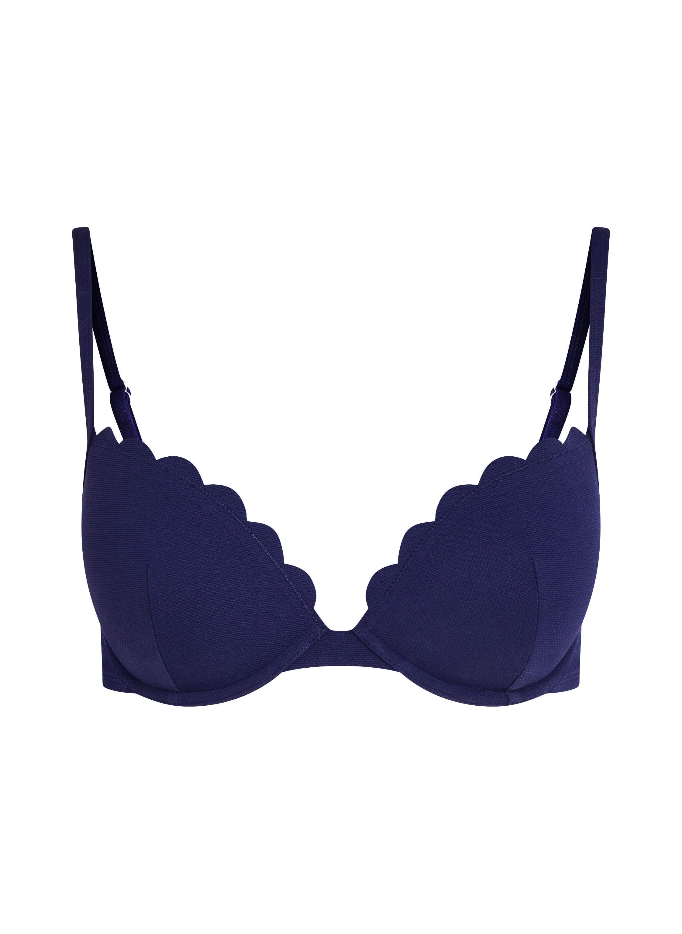 Haut de bikini à armatures à effet push-up préformé Scallop Taille A - E