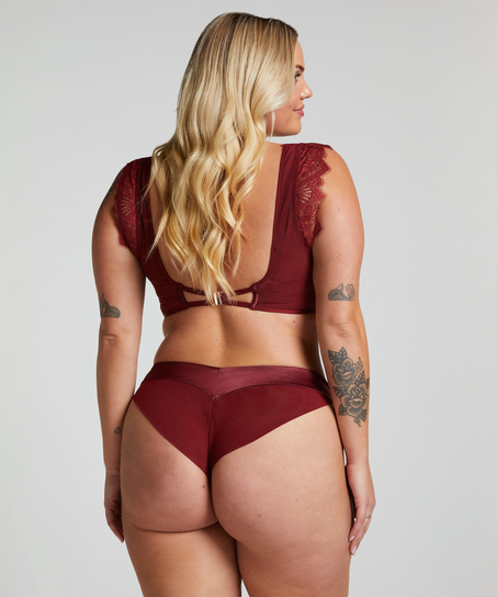 Soutien-gorge bustier non-rembourré à armatures Zoe, Rouge