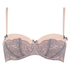 Soutien-gorge à armatures préformé sans bretelles Lenka, Rose