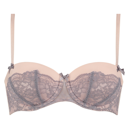 Soutien-gorge à armatures préformé sans bretelles Lenka, Rose