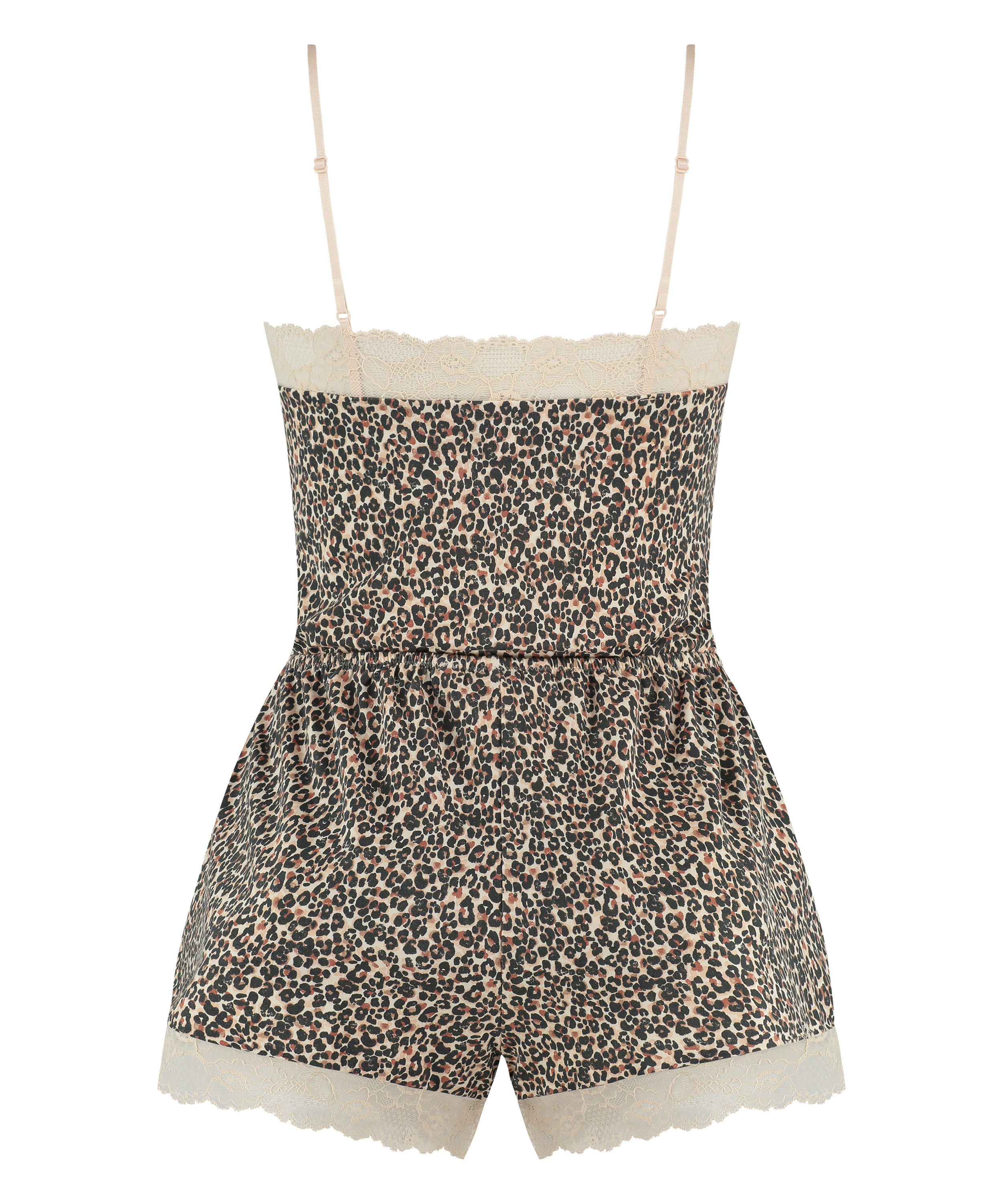 Ensemble de pyjama court Cami, Beige, main