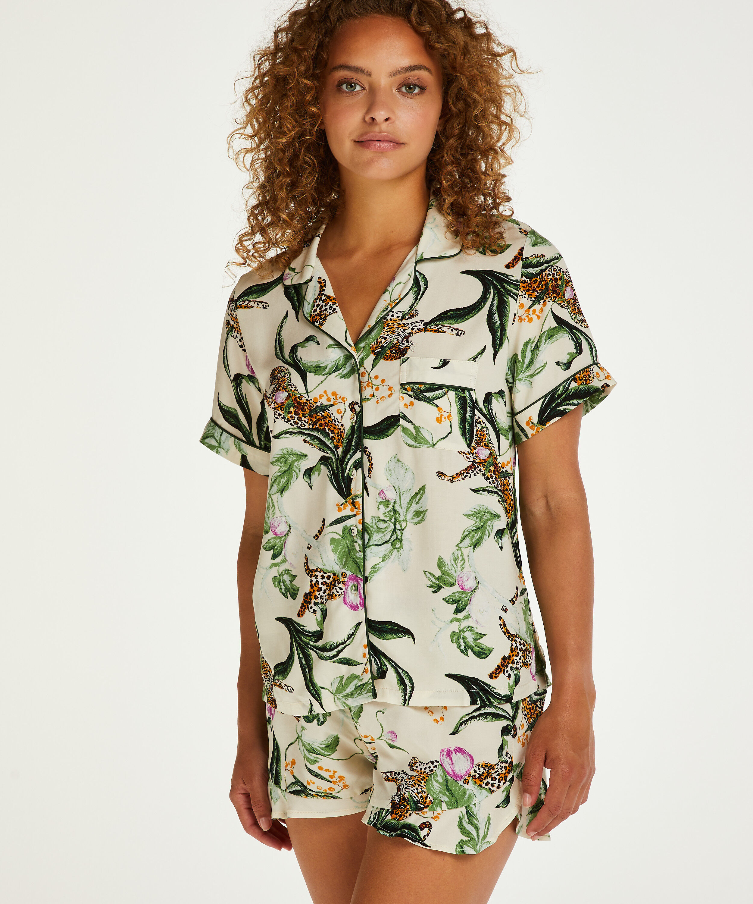 Short de pijama, Rose