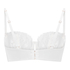 Soutien-gorge à armatures non préformé longline Tiah, Blanc
