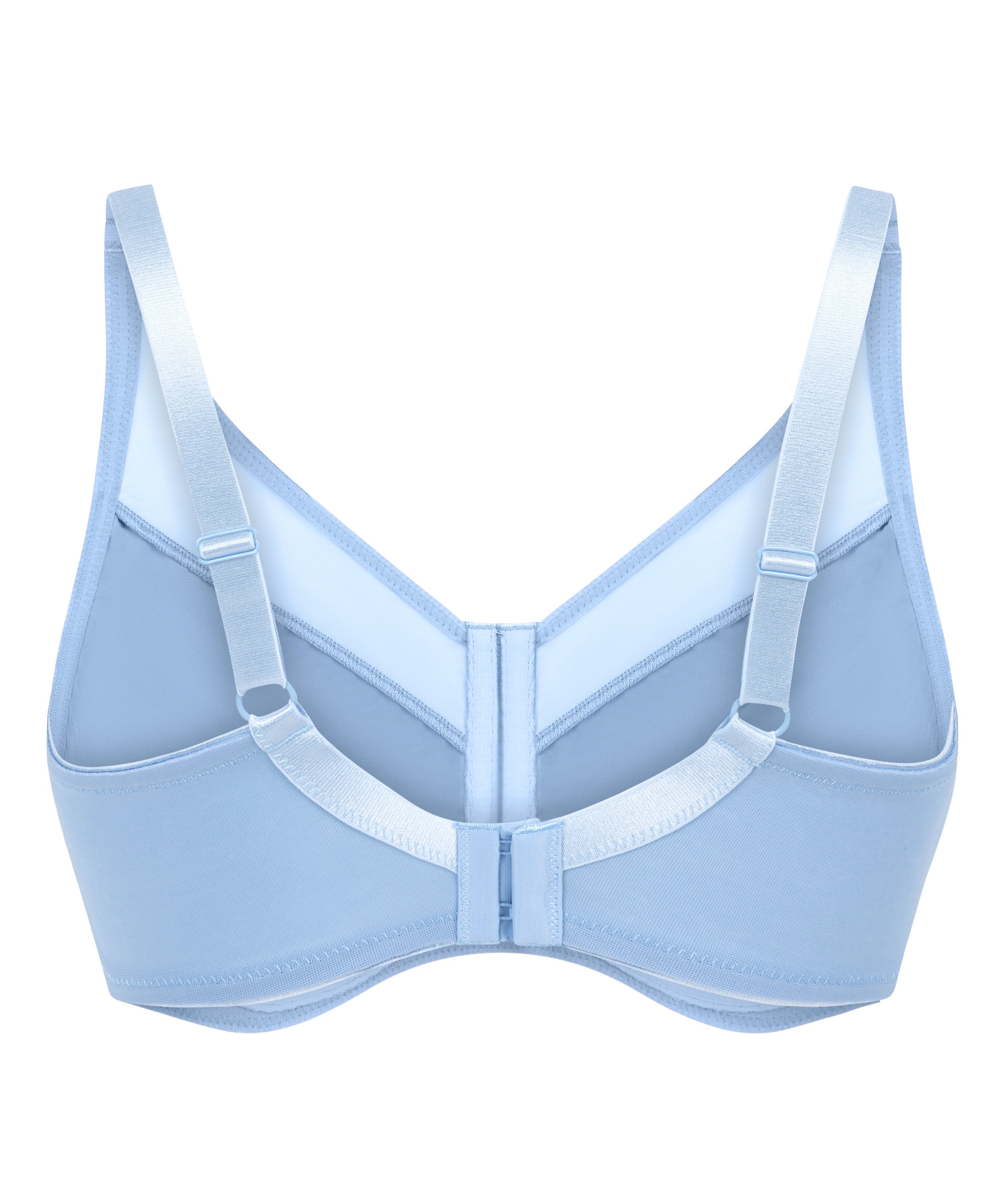 Soutien-gorge &agrave; armatures non-pr&eacute;form&eacute; minimiseur Nina, Bleu, main
