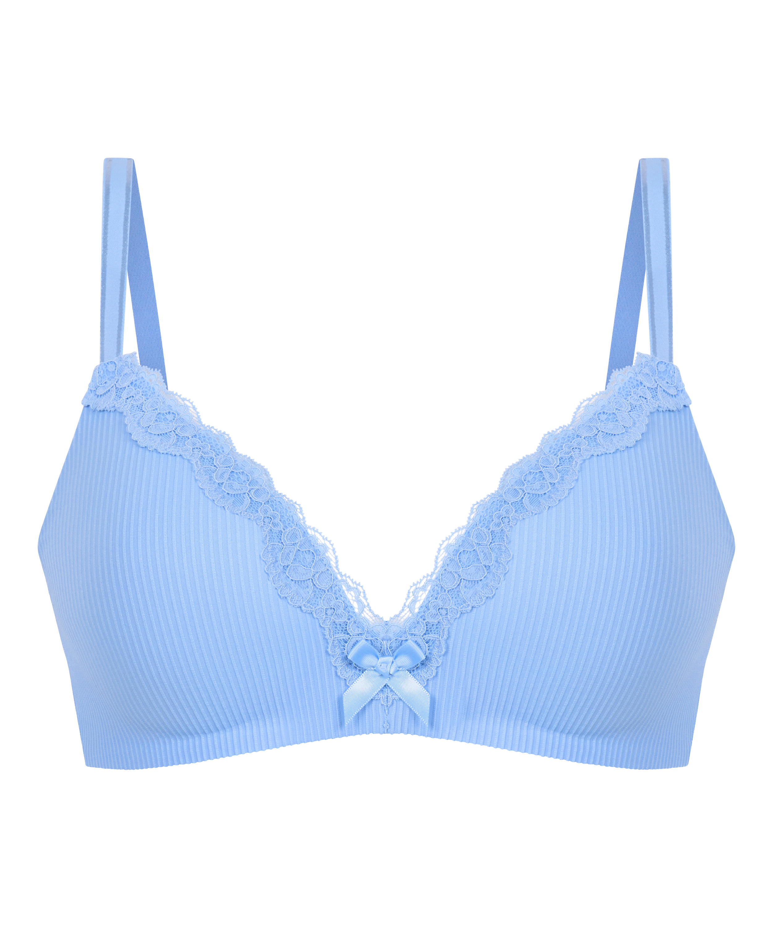 Soutien-gorge sans armature préformé Lola, Bleu, main
