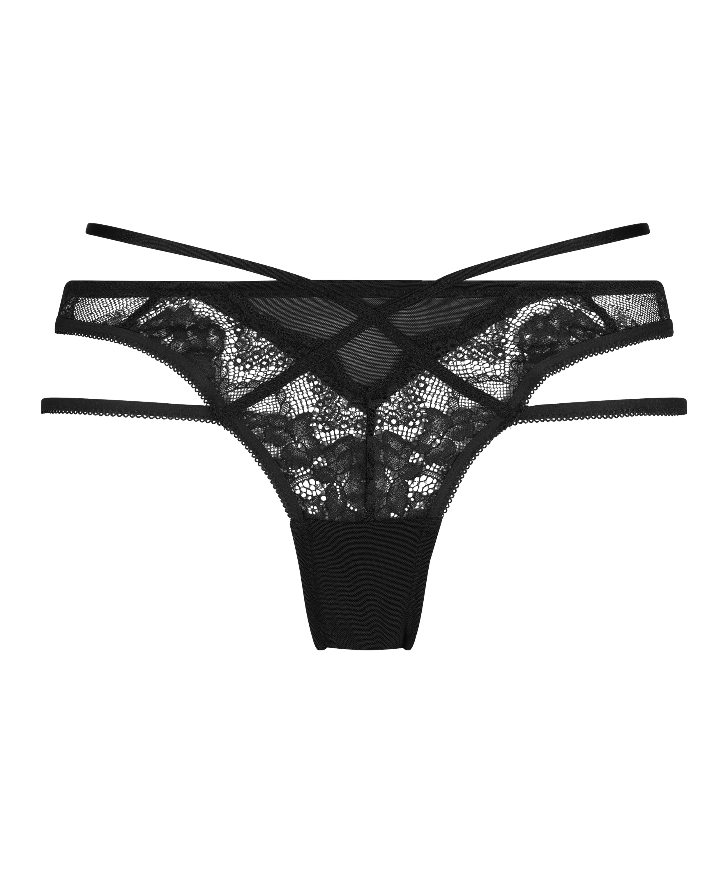 Slip brésilien Amala, Noir, main